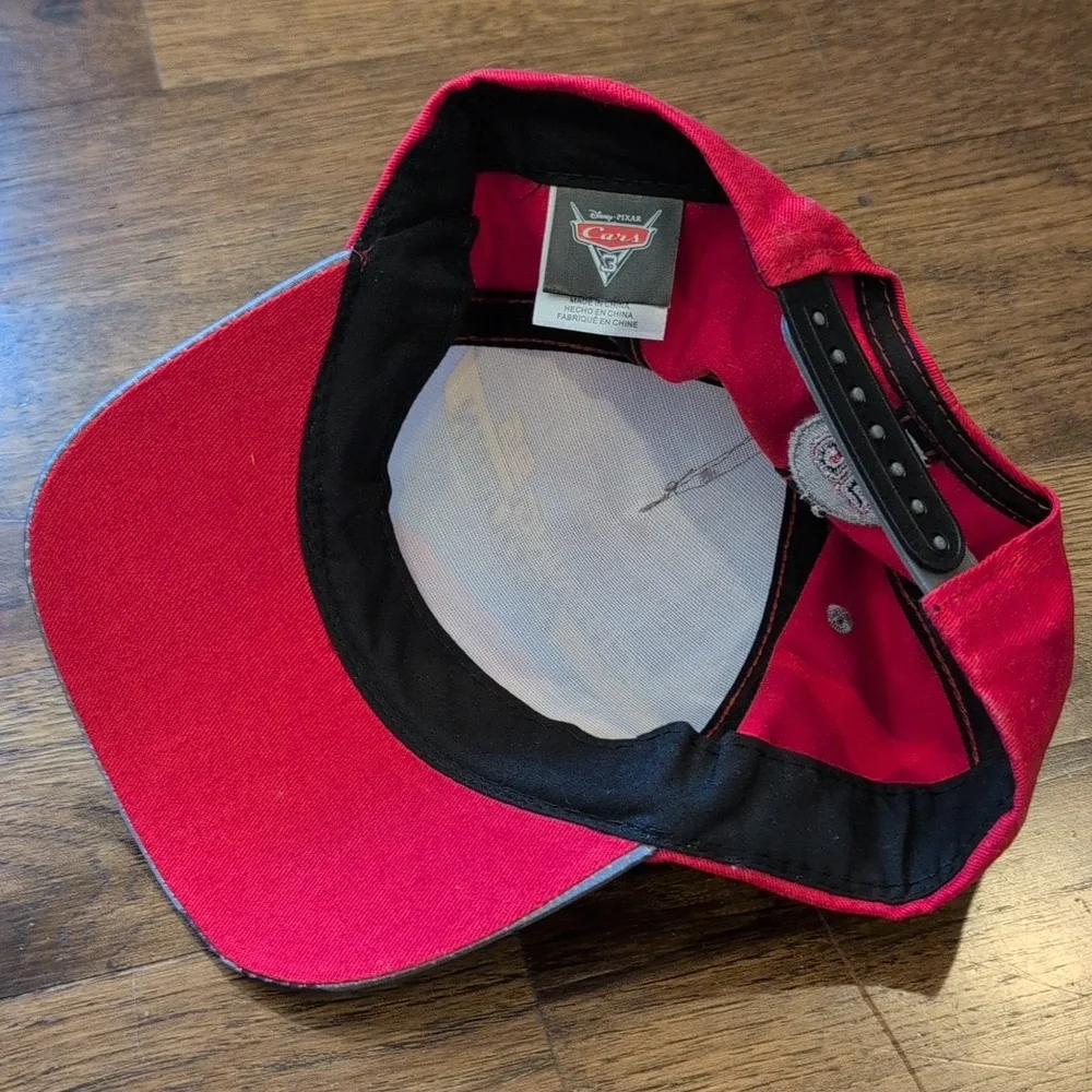 Boys Lightning McQueen snapback baseball hat